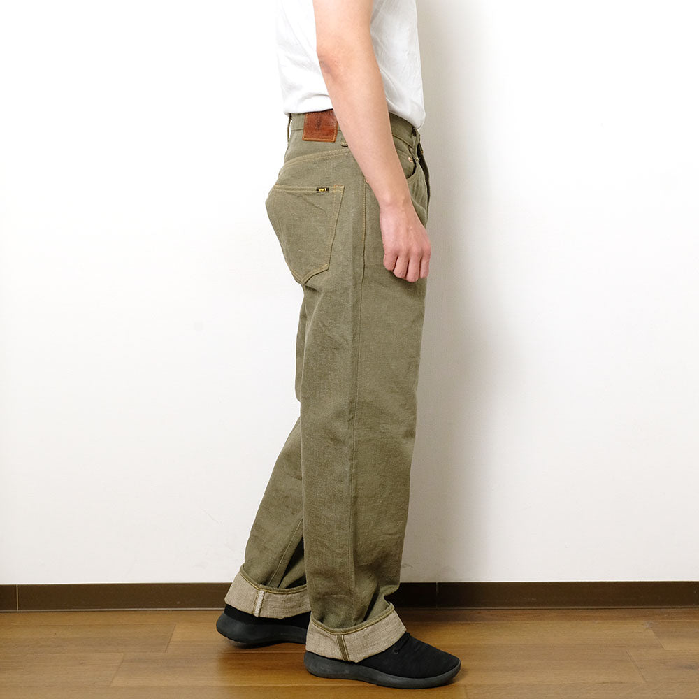 ONI DENIM - Super Wide Tapered - 18oz Olive Denim - ONI-822OLD
