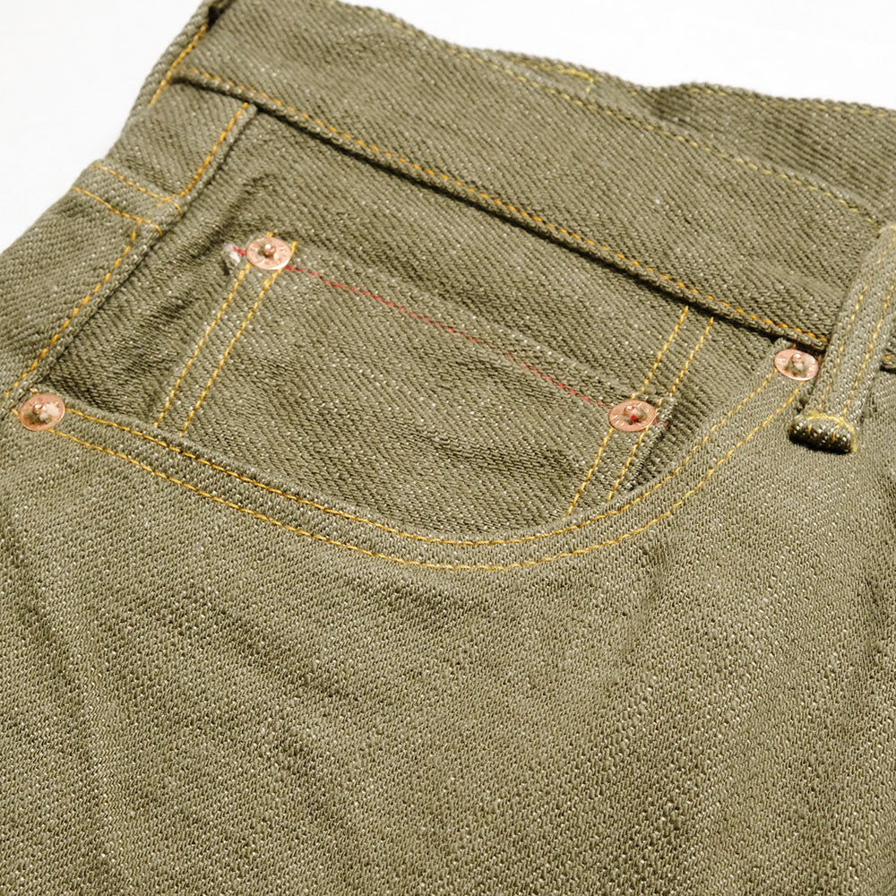 ONI DENIM - Super Wide Tapered - 18oz Olive Denim - ONI-822OLD