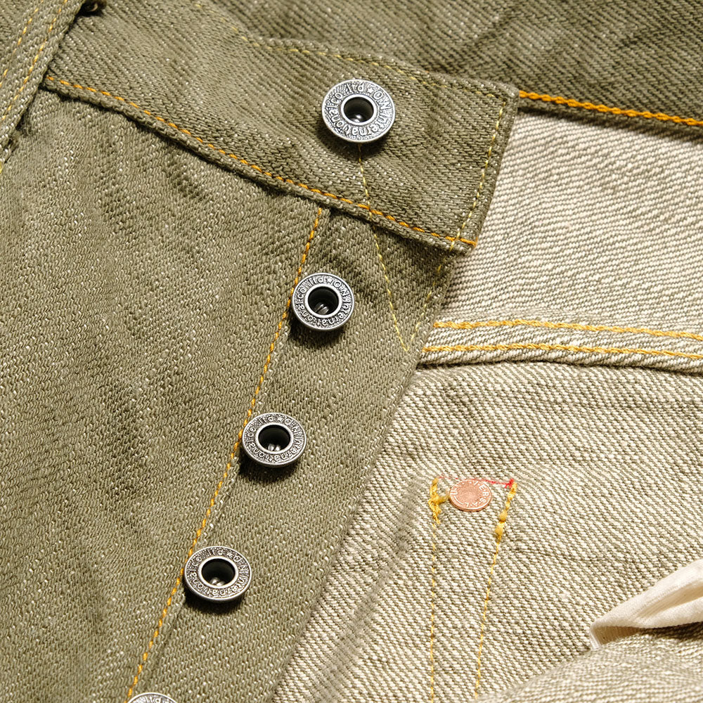 ONI DENIM - Super Wide Tapered - 18oz Olive Denim - ONI-822OLD