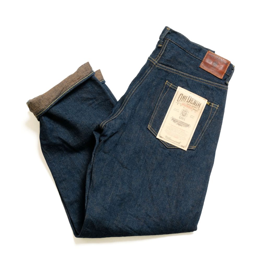yeadseデニム ONI DENIM - Super Wide Tapered - 20oz ONI Secret Denim - Weft