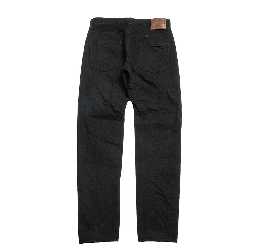 ONI DENIM - High Rise Relax Tapered - 15oz Crushed Concrete Denim - Black X Black - KABUKI SELVEDGE - ONI-902CCD