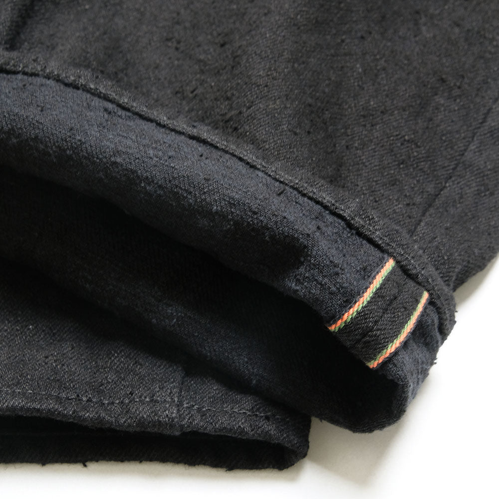 ONI DENIM - High Rise Relax Tapered - 15oz Crushed Concrete Denim - Black X Black - ONI-902CCD