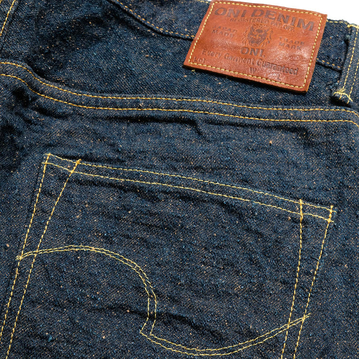 ONI DENIM - High Rise Relax Tapered - 15oz Crushed Concrete Denim - KABUKI SELVEDGE - ONI-902CCD-MOC