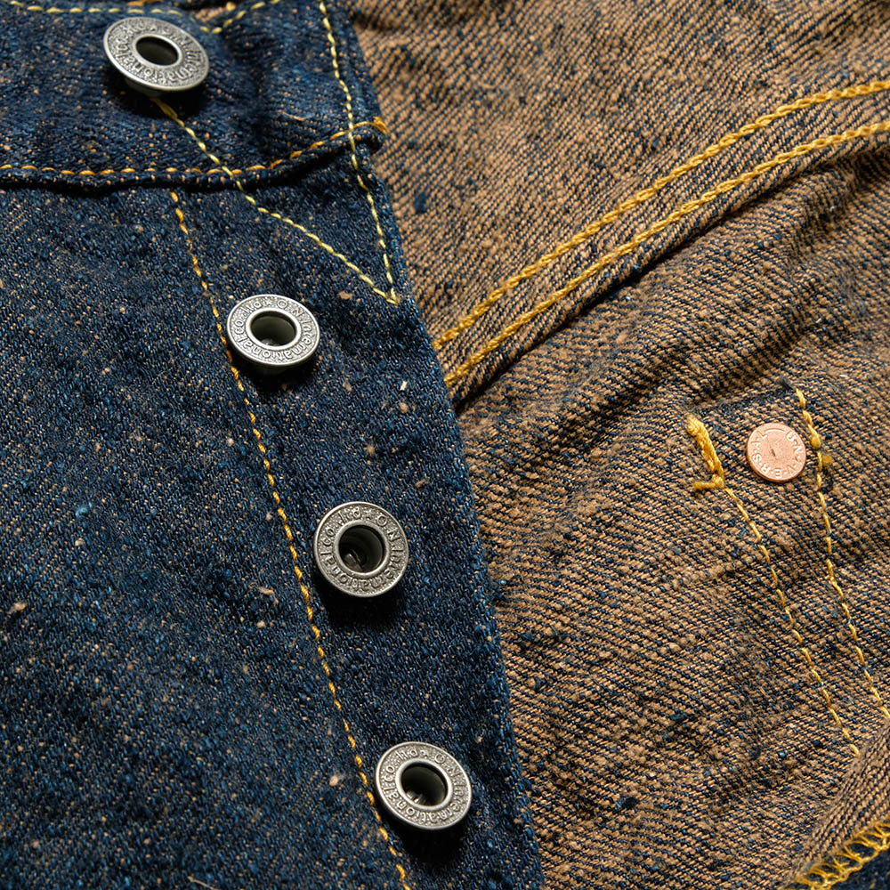 ONI DENIM - High Rise Relax Tapered - 15oz Crushed Concrete Denim - KABUKI SELVEDGE - ONI-902CCD-MOC