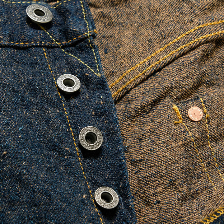 ONI DENIM - High Rise Relax Tapered - 15oz Crushed Concrete Denim - KABUKI SELVEDGE - ONI-902CCD-MOC