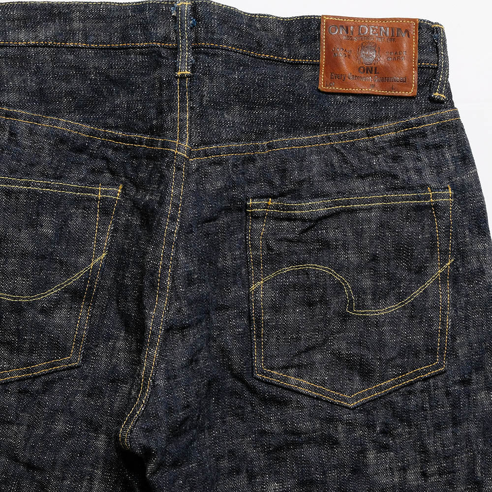 ONI DENIM - High Rise Relax Tapered - 17oz. ONI KASURI DENIM - ONI-902KA