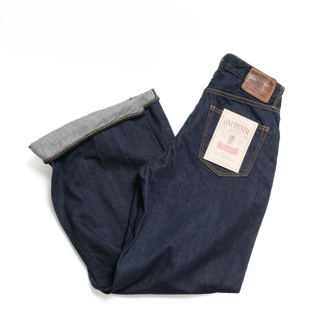 ONI DENIM - Ladies Super Wide Straight - 12oz Indigo Selvedge Denim - ONI-L72212Z