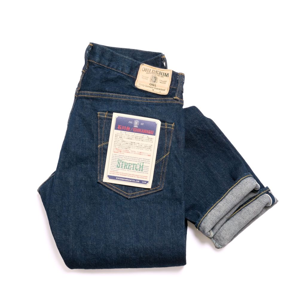 ONI DENIM - Relax Tapered - 15oz.Ishikawa-dai Stretch Denim - ONI-121S