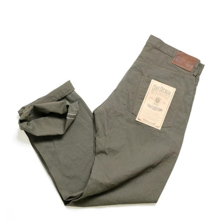 ONI DENIM - Relax Straight - Selvedge Chino - Light Olive - ONI-266SVC-GOL