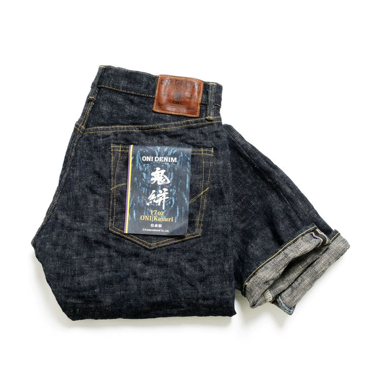 ONI DENIM - Relax Tapered - 17oz. ONI KASURI DENIM - ONI-622KA