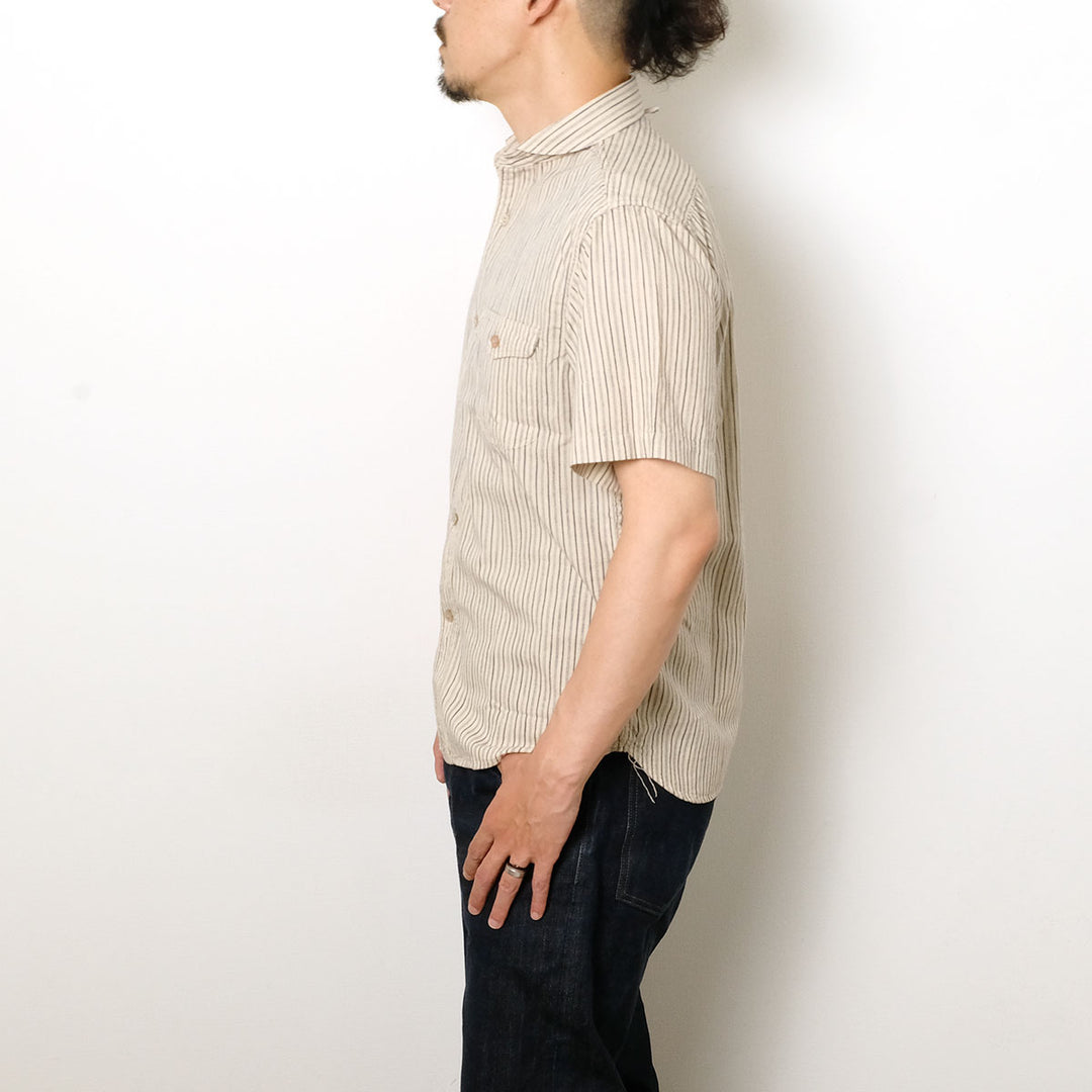 Orgueil - Shawl Collar Short Sleeve Shirt - OR-5007ES