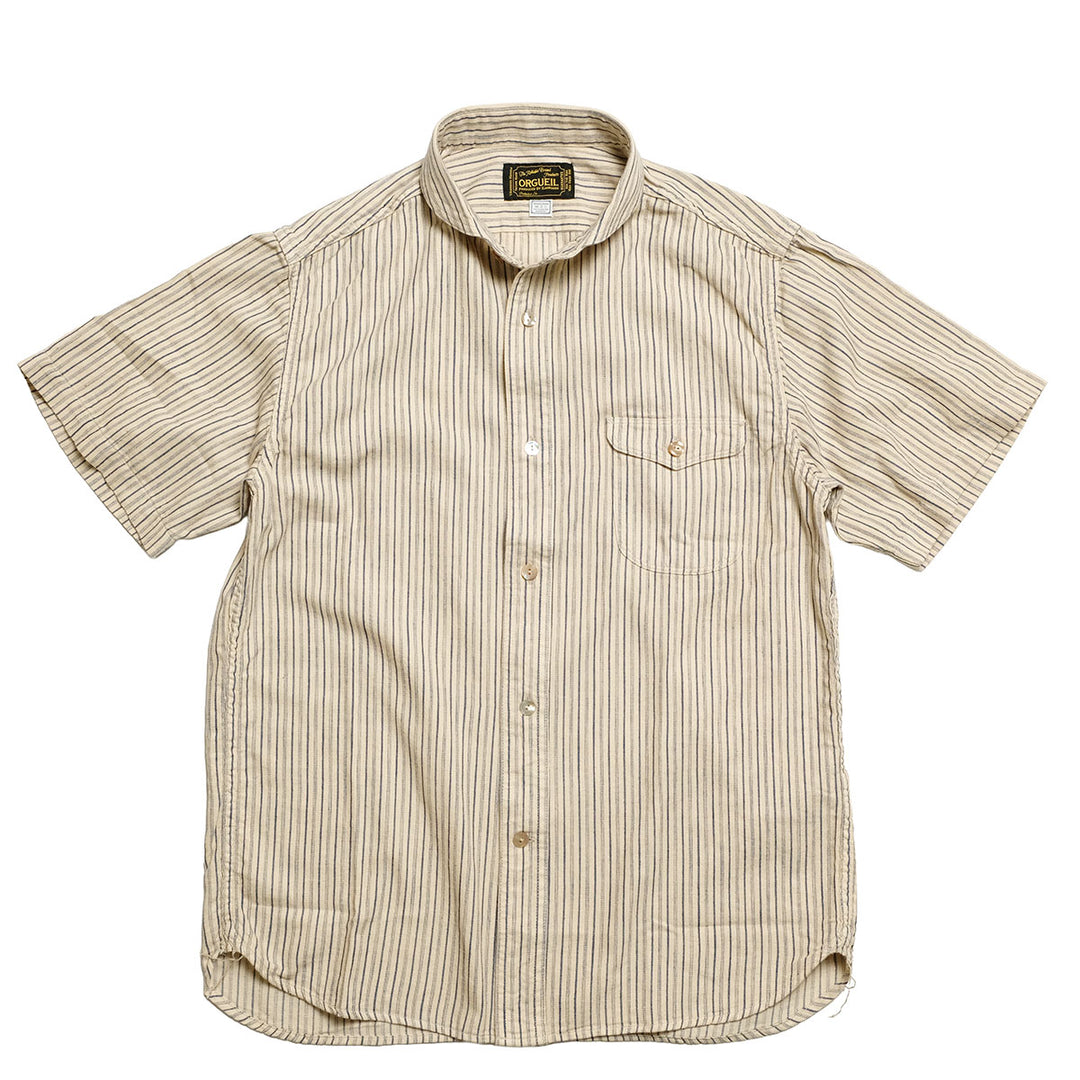 Orgueil - Shawl Collar Short Sleeve Shirt - OR-5007ES