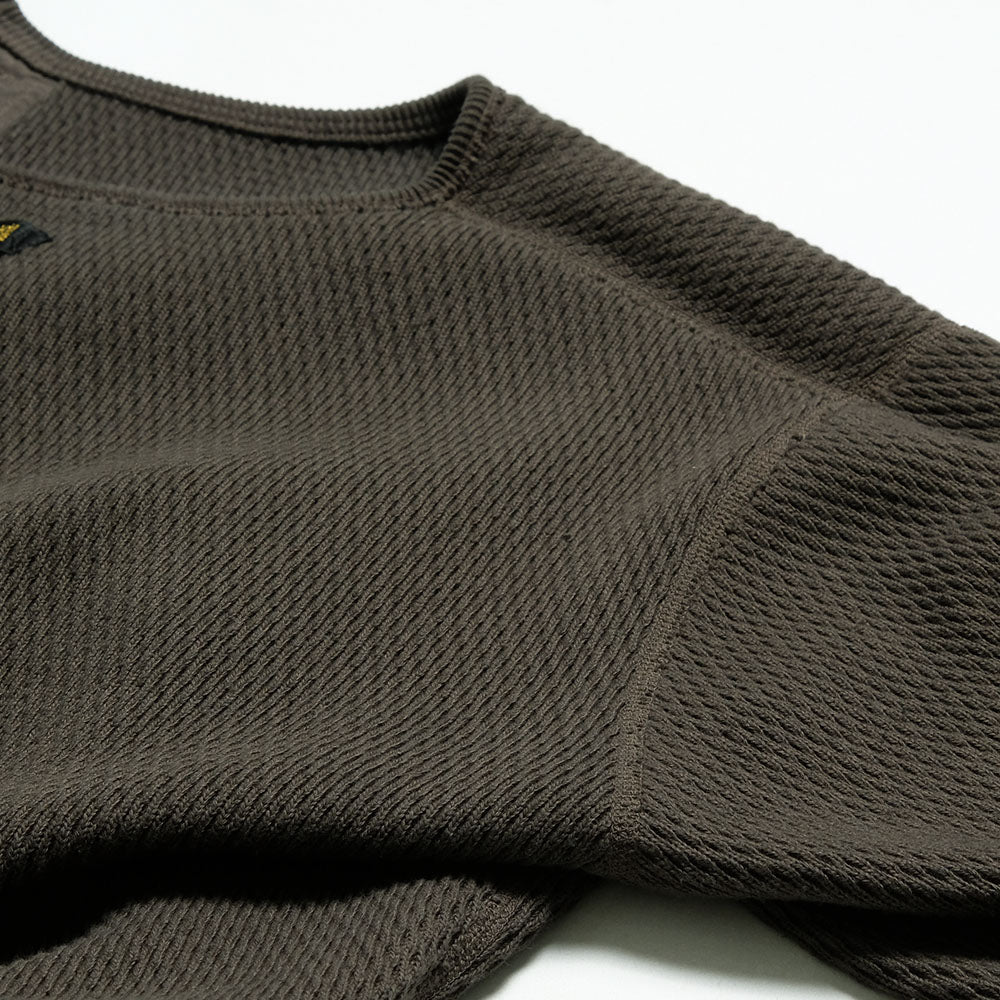 Orgueil - Thermal Henley Neck T-Shirt - OR-9101