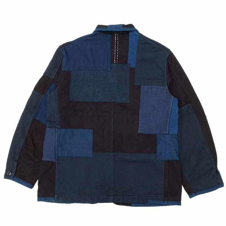 BLUE BLUE JAPAN - Honnai Sashiko Nenrin Patchwork Chore Coat -1016602