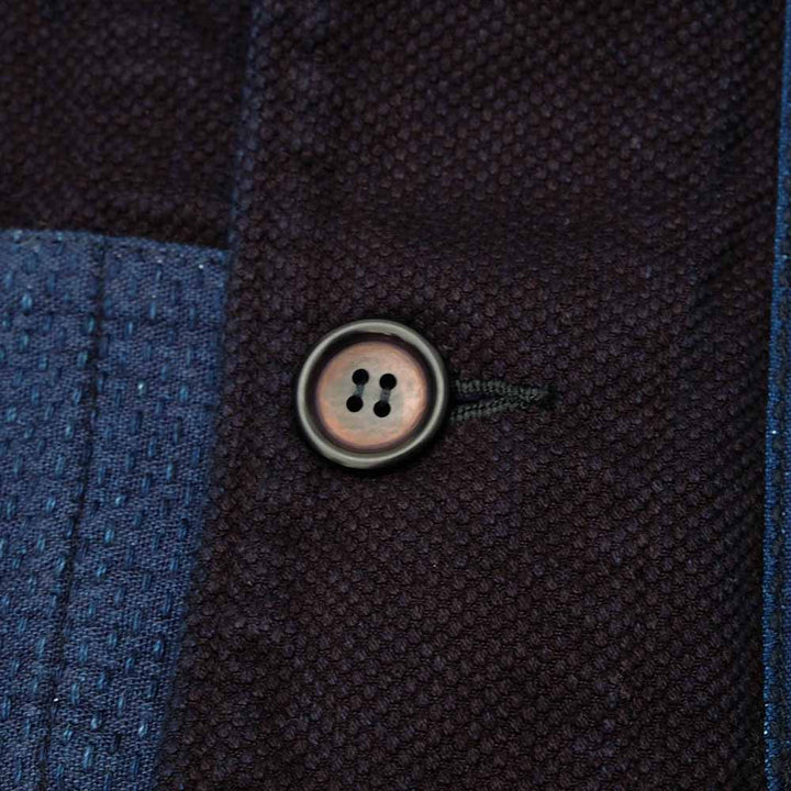 BLUE BLUE JAPAN - Honnai Sashiko Nenrin Patchwork Chore Coat -1016602