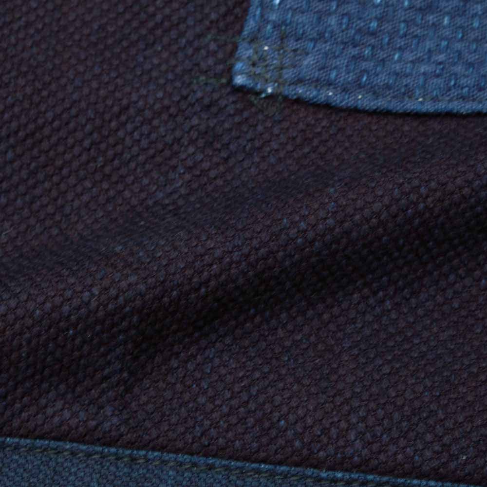 BLUE BLUE JAPAN - Honnai Sashiko Nenrin Patchwork Chore Coat -1016602