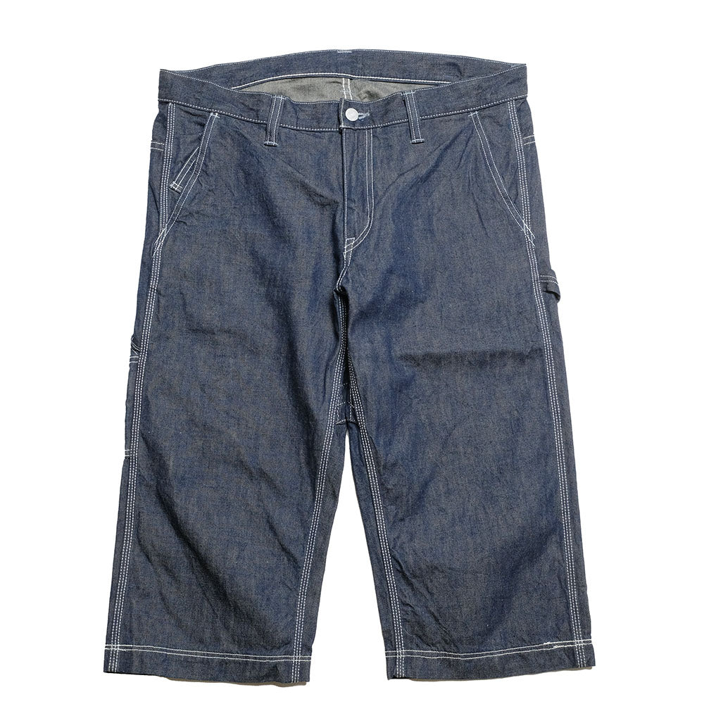 Momotaro Jeans -  10.5oz. Denim - Reflector Double hip Cropped Work Pants - P128-RP