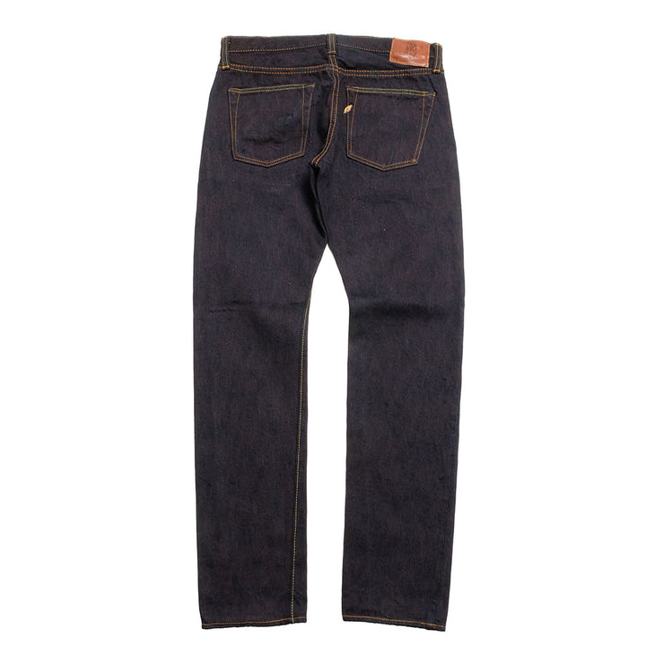 Pure Blue Japan - 15oz. Extra Slub Denim - Indigo x Persimmon - Slim Tapered - PER-EX-013