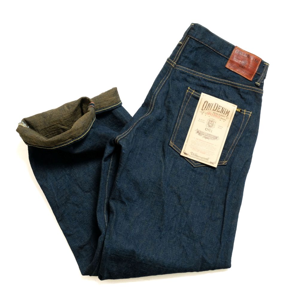 ONI　ディップスオプション ONI DENIM - Super Wide Tapered - 20oz ONI Secret Denim - Weft