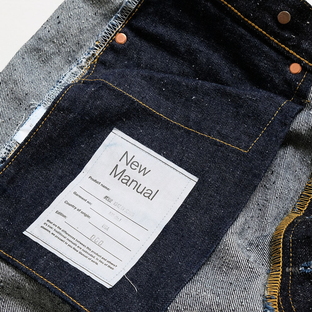 New Manual - #002 1942 LV JEANS ONE-WASHED - PT-YY-0001