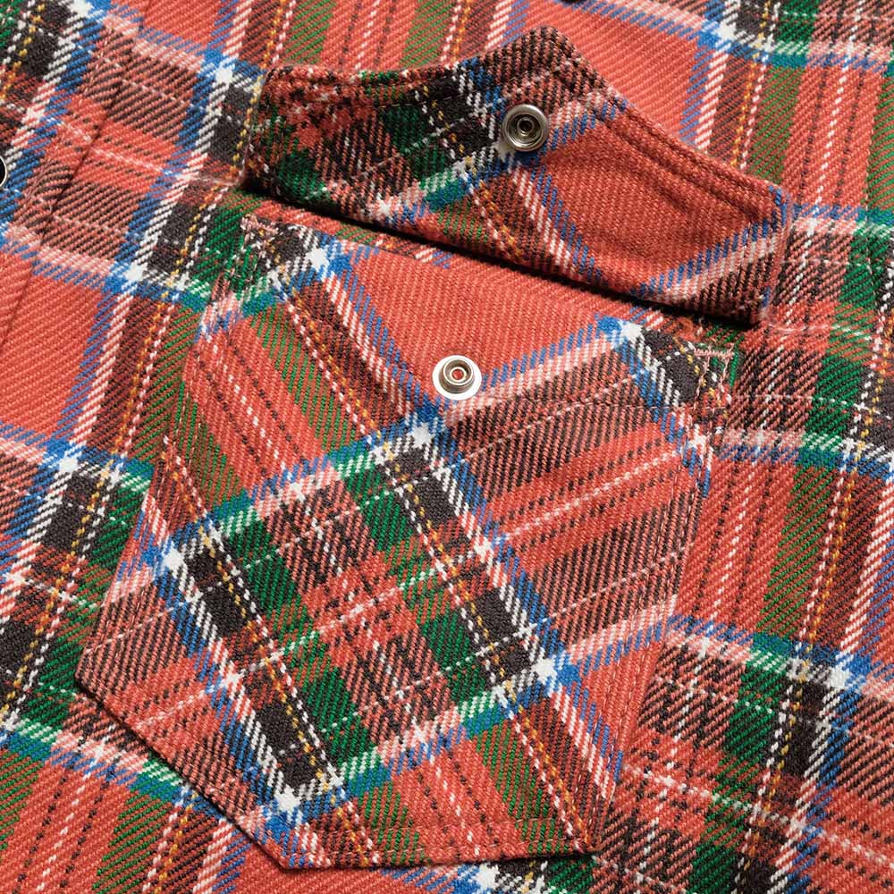 IRON HEART - Uhf American Plaid Western Shirt - IHSH-436