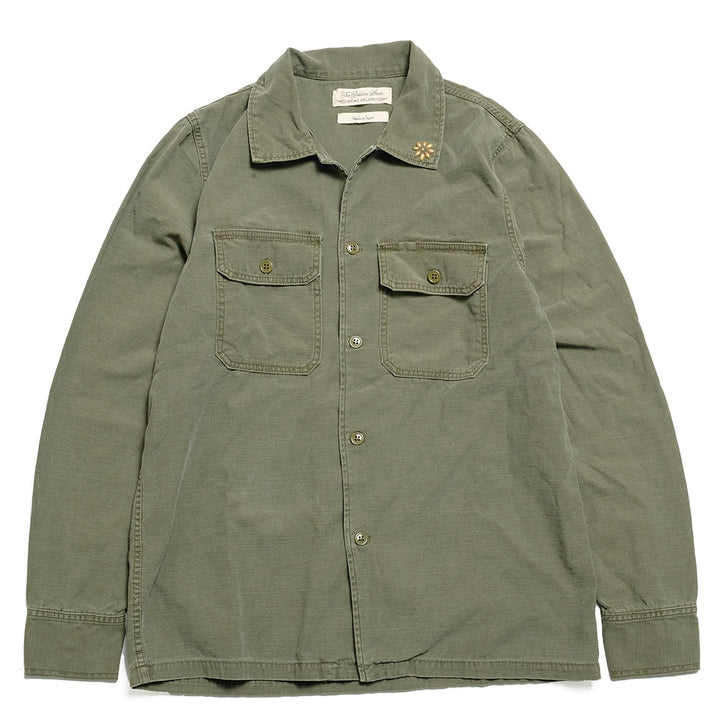 REMI RELIEF - MILITARY SHIRT - Small Flower Studs - RN2038SDN