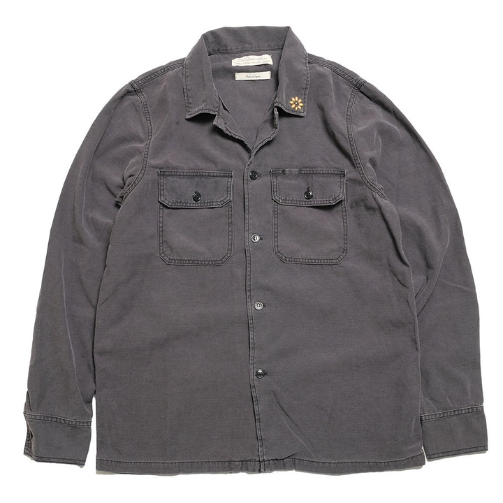 REMI RELIEF - MILITARY SHIRT - Small Flower Studs - RN2038SDN