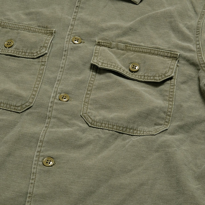 REMI RELIEF - MILITARY SHIRT - Small Flower Studs - RN2038SDN