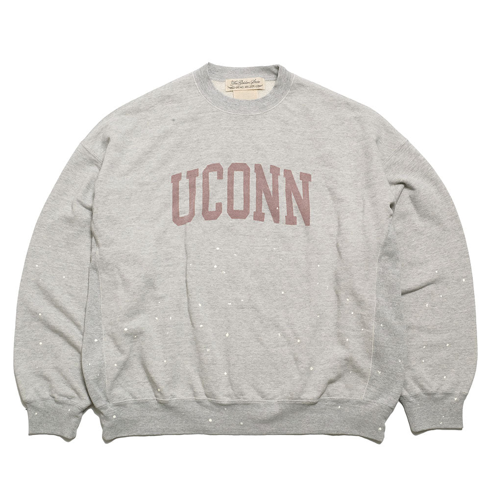 REMI RELIEF - Tanned & Painted Fleece Lining Crew - UCONN - RN26349245