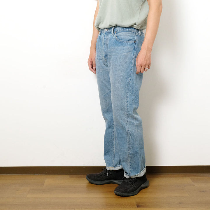 REMI RELIEF - 13oz 1954XX DENIM PANTS - USED BLUE - RN29373249