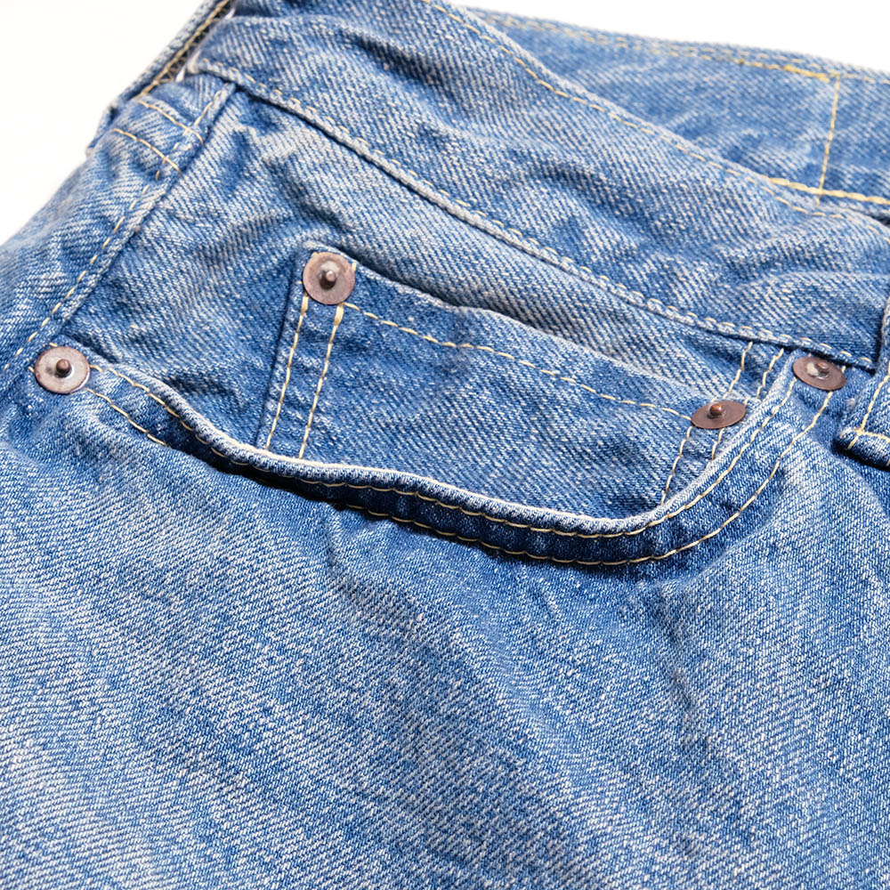 REMI RELIEF - 13oz 1954XX DENIM PANTS - USED BLUE - RN29373249