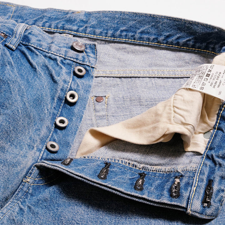 REMI RELIEF - 13oz 1954XX DENIM PANTS - USED BLUE - RN29373249