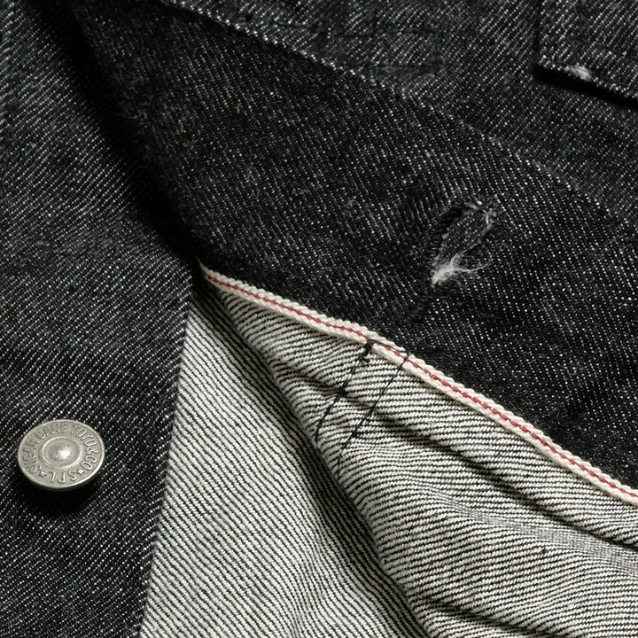 SUGAR CANE - 14.25oz. BLACK DENIM JACKET - 1953 MODEL - SC15650