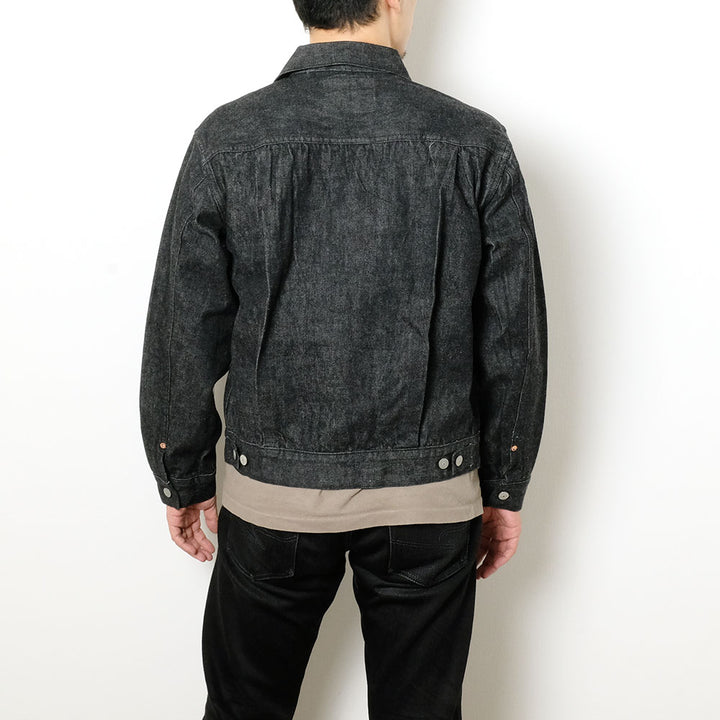 SUGAR CANE - 14.25oz. BLACK DENIM JACKET - 1953 MODEL - SC15650