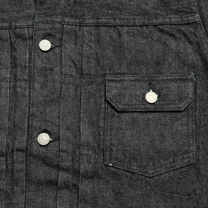 SUGAR CANE - 14.25oz. BLACK DENIM JACKET - 1953 MODEL - SC15650