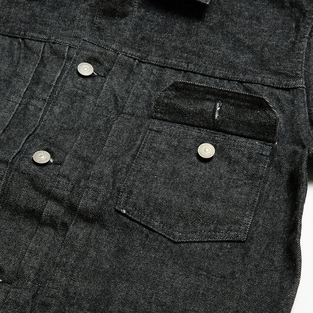 SUGAR CANE - 14.25oz. BLACK DENIM JACKET - 1953 MODEL - SC15650