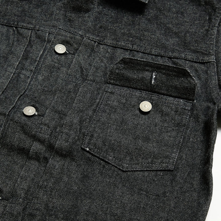 SUGAR CANE - 14.25oz. BLACK DENIM JACKET - 1953 MODEL - SC15650