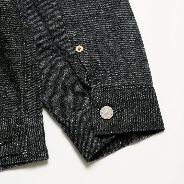 SUGAR CANE - 14.25oz. BLACK DENIM JACKET - 1953 MODEL - SC15650
