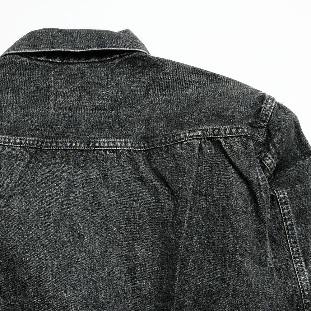 SUGAR CANE - 14.25oz. BLACK DENIM JACKET 1953 AGED MODEL - SC15650H