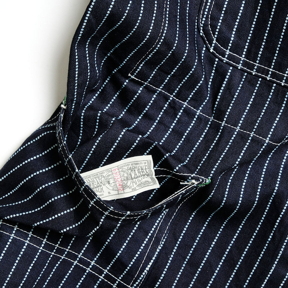 SUGAR CANE - 9oz. WABASH STRIPE WORK COAT - SC15658