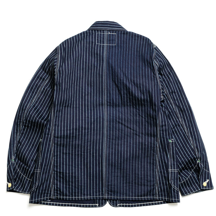 SUGAR CANE - 9oz. WABASH STRIPE WORK COAT - SC15658