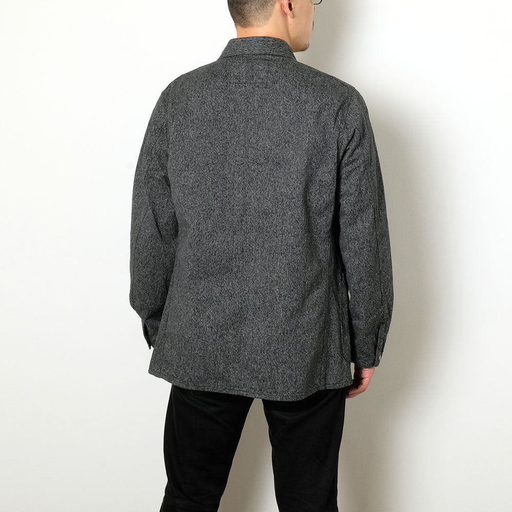 SUGAR CANE - 9oz. BLACK COVERT WORK COAT - SC15659