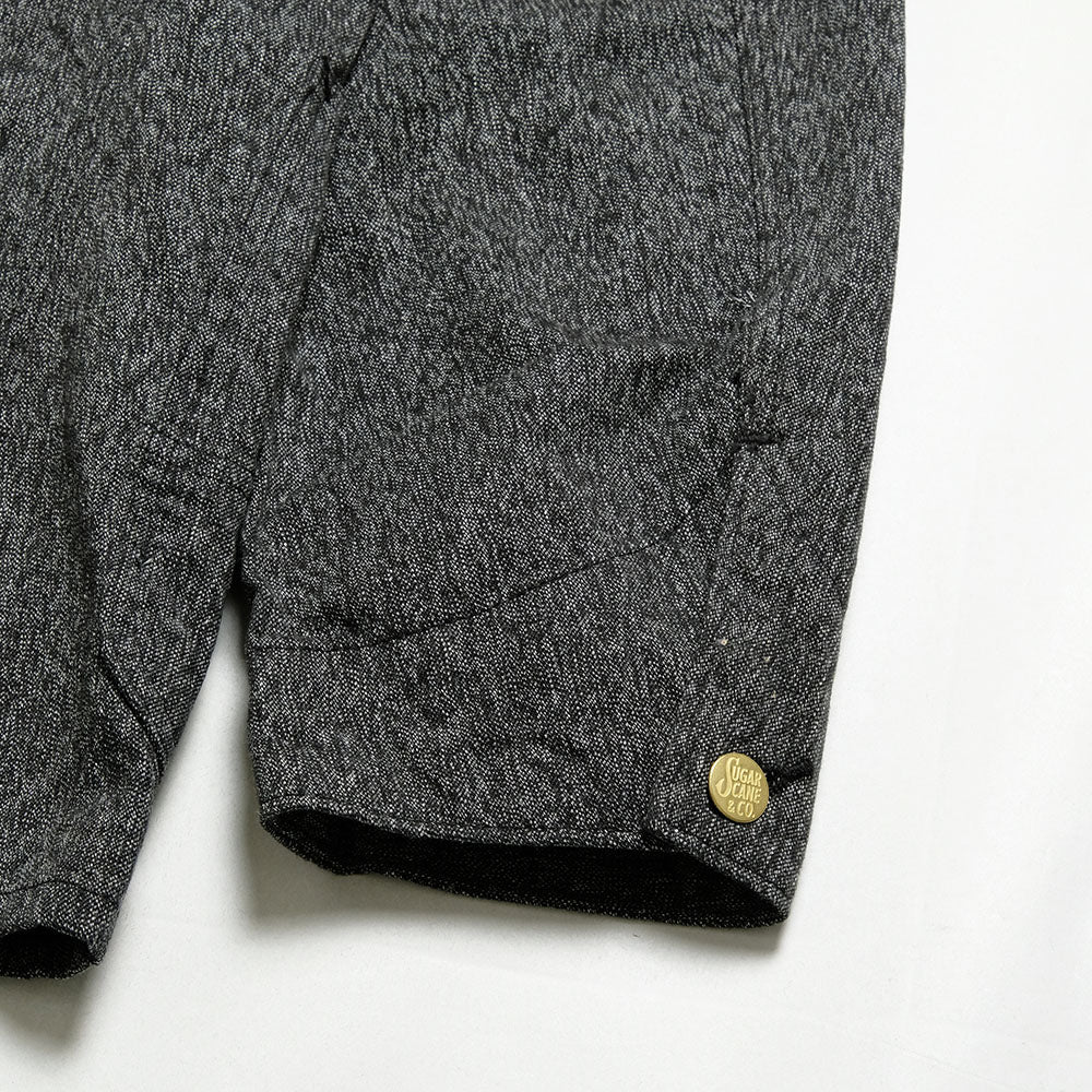 SUGAR CANE - 9oz. BLACK COVERT WORK COAT - SC15659