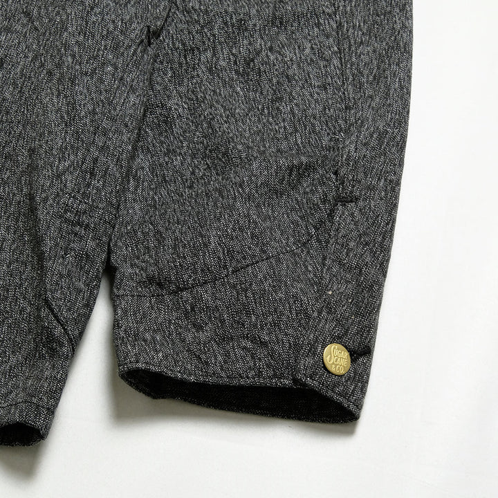 SUGAR CANE - 9oz. BLACK COVERT WORK COAT - SC15659