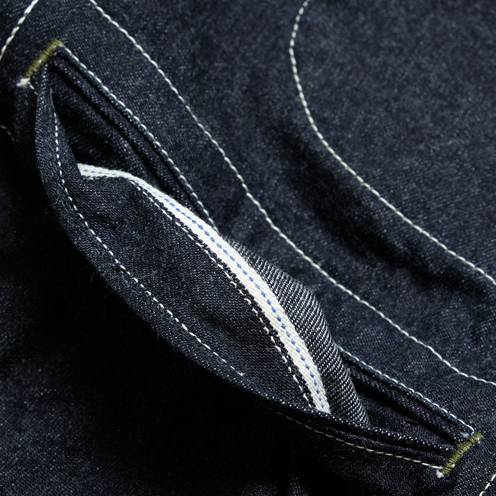 SUGAR CANE - 11oz. BLUE DENIM WORK VEST - SC15702