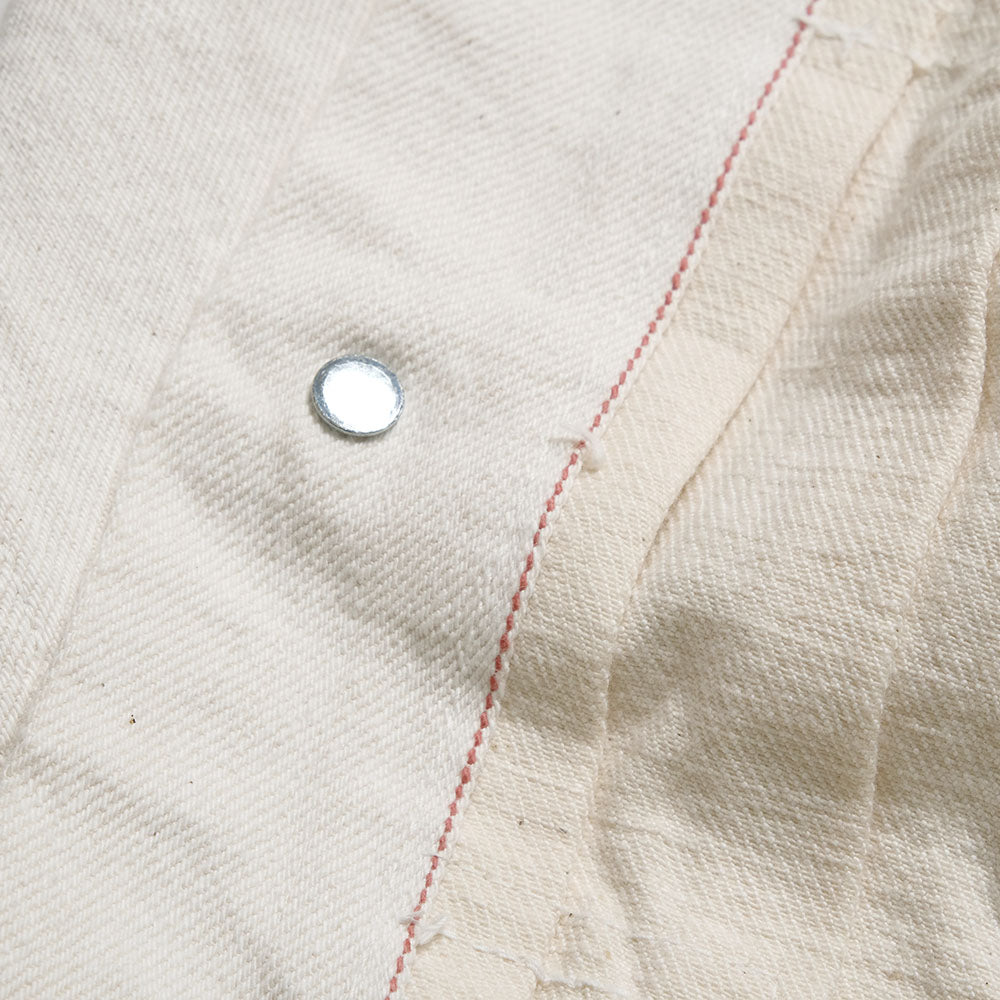 SUGAR CANE - 13oz. WHITE DENIM JACKET 1953 MODEL - SC15720