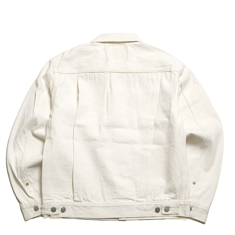 SUGAR CANE - 13oz. WHITE DENIM JACKET 1953 MODEL - SC15720
