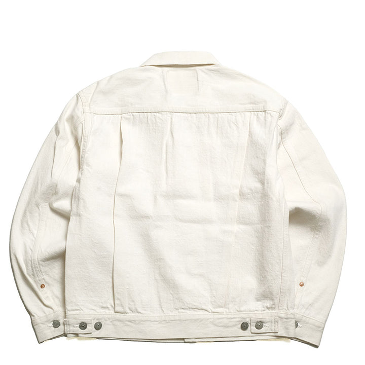 SUGAR CANE - 13oz. WHITE DENIM JACKET 1953 MODEL - SC15720