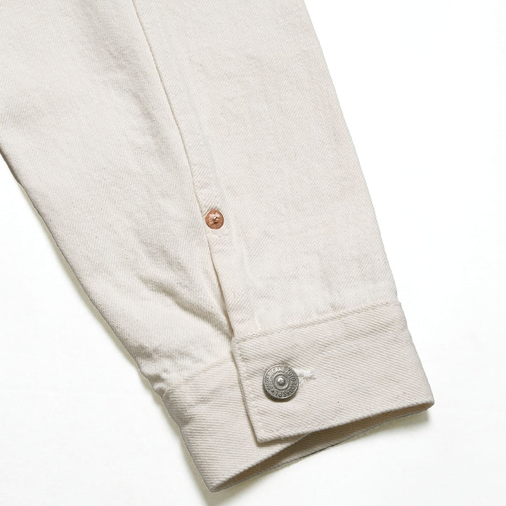 SUGAR CANE - 13oz. WHITE DENIM JACKET 1953 MODEL - SC15720