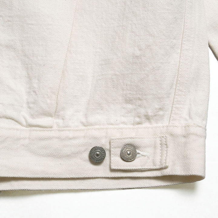 SUGAR CANE - 13oz. WHITE DENIM JACKET 1953 MODEL - SC15720